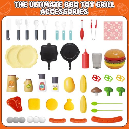 BBQ Grill Toy with Simulated Spray