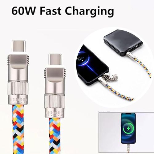 2-in-1 Lanyard Charging Cable