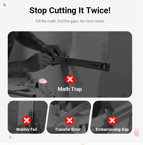 👨‍🔧📐2-in-1 Measuring and Miter Saw Tool