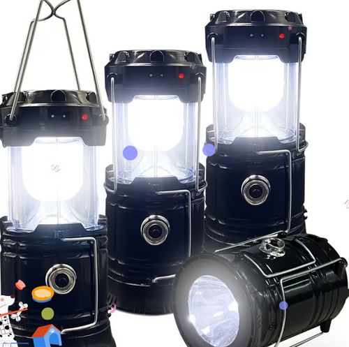 Collapsible LED Camping Lanterns Lightweight Waterproof Solar