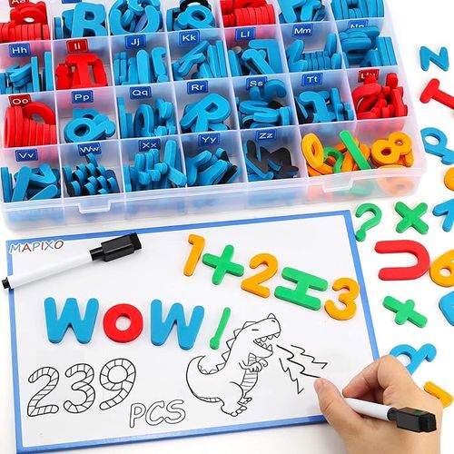 Magnetic Letters & Numbers Set