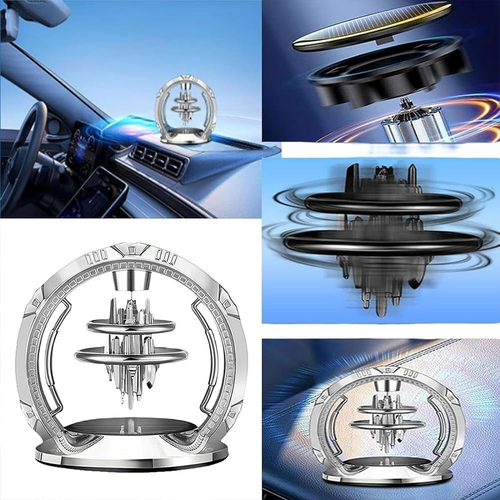 City Of The Sky Long Lasting Air Freshener Solar Perfume For Car Dashboard Diffuser Set - 5ml, Assorted Color & Fragrance Will Be Send