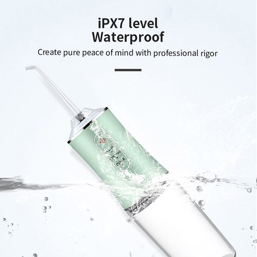 Portable USB Rechargeable Electric Water Flosser 3 Modes IPX7 Waterproof Oral Irrigator