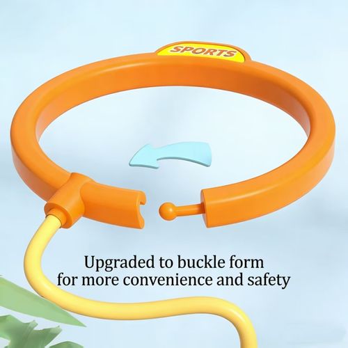 Children's Bounce Training Ball Soft Rope Bounce Ball Luminous Flash Bounce Ball Toy - Foot Hula Hoop