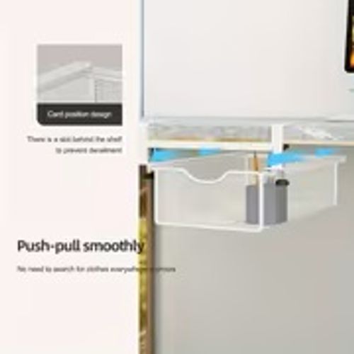 The Drawer Under The Desk Features a Hidden Storage Box, a Transformative Tool for Workstations, And a Side Shelf for Students' Desks