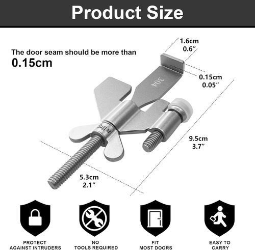 No-Drill Door Stopper