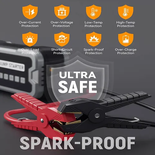 🔥Hot Sale🔥4 in 1 Portable Jump Starter with Air Pump Pro