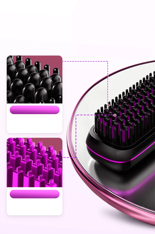 Wireless Ceramic Heating Hair Straightening Comb