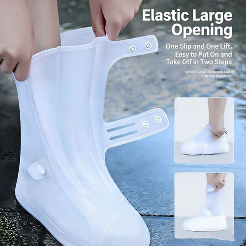 High Quality Stylish Rain Shoe Covers – Waterproof & Reusable