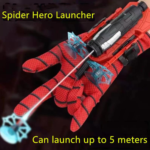 Cosplay Spiderman Figure Web Shooters Toys Wrist Launcher Device Spider Man Peter Accessories Props Spider-Line Toys Gifts New