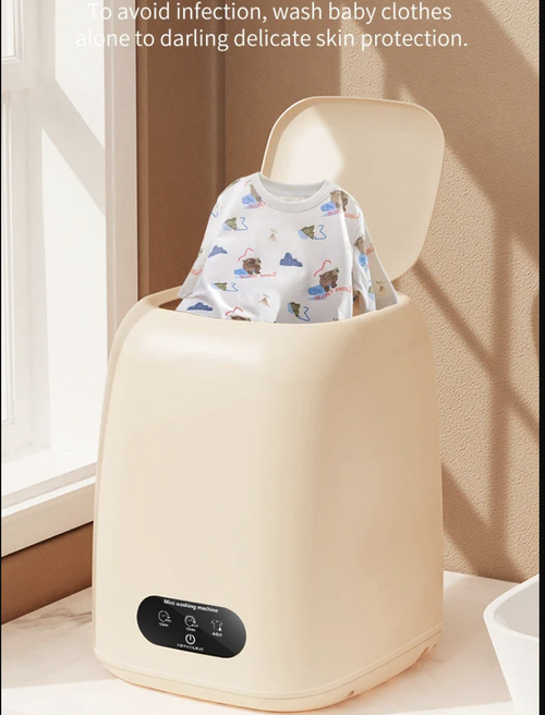 Portable Washing Machine Large Capacity Clothes Spin Dryer Bucket Travel Underwear Socks Ultrasonic Mini Washer