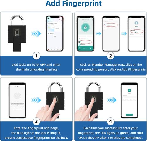 Smart Fingerprint Padlock