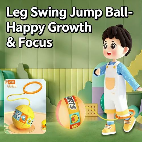 Children's Bounce Training Ball Soft Rope Bounce Ball Luminous Flash Bounce Ball Toy - Foot Hula Hoop