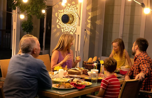 Solar-Powered Decor Projection Light