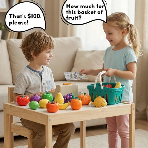 Fruit & Vegetable Cutting Playset
