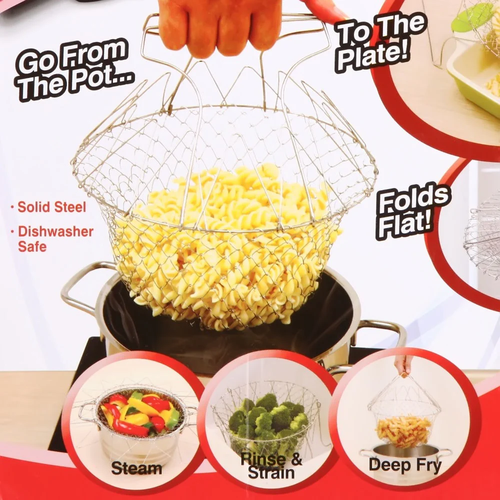 Multifunctional Folding Frying Chef Basket