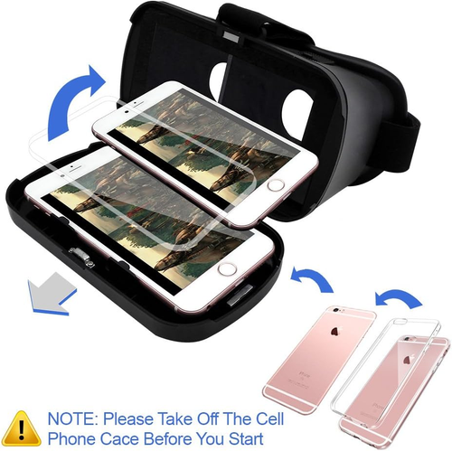 VR RC Pro 3D VR Glasses Headset (88215A) Rubberized Coding