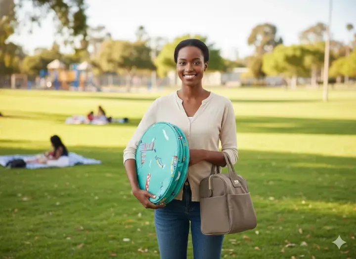 Portable Foldable Baby Sleeping Nest Cot with Mosquito Net