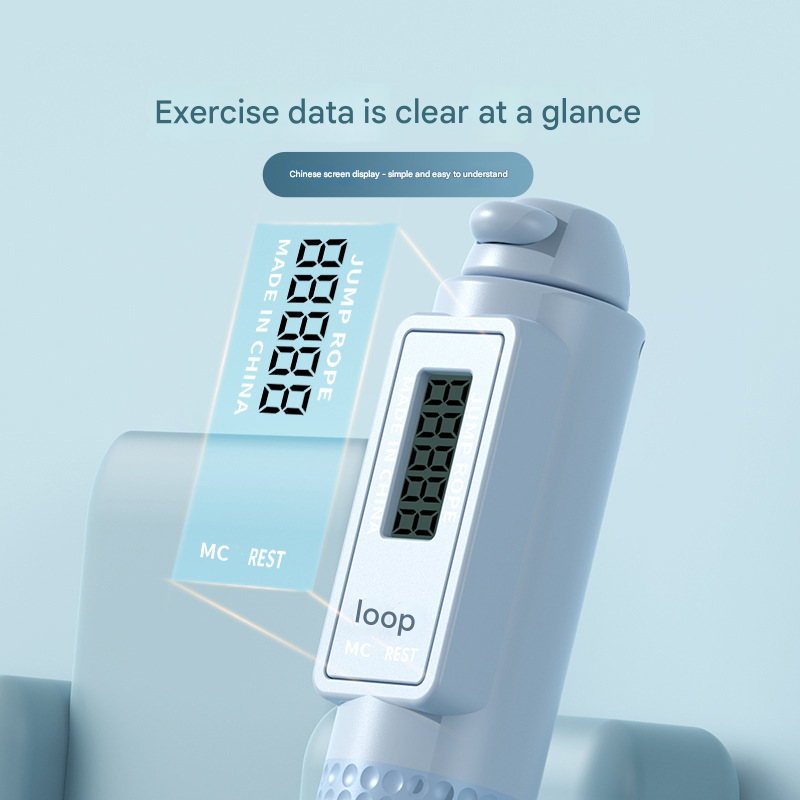 COD!!! Dual-purpose jump rope, intelligent counting steel wire rope, sports equipment, home use, cordless, weighted jump rope