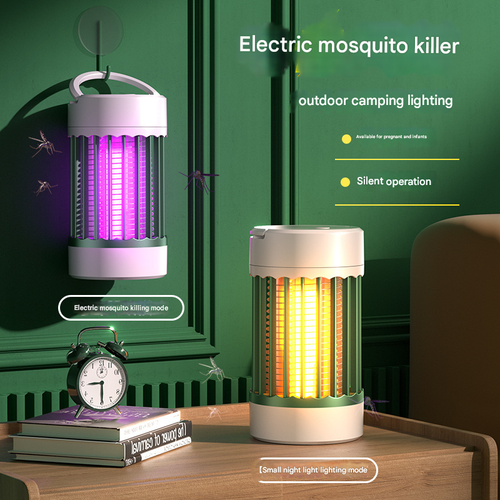 Powerful Rechargeable Mosquito Killer Lamp – No Spray, No Smell, No Noise Portable Bug Zapper Light for Indoor & Outdoor