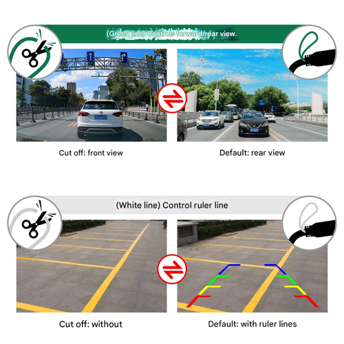 HD Car Rear View Camera with Night Vision – Waterproof Backup Camera for All Cars