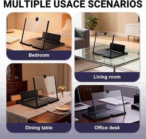 Mobile Phone Screen Magnifier – Enlarge Screen for Movies, Videos & Gaming, Compatible with All Phones