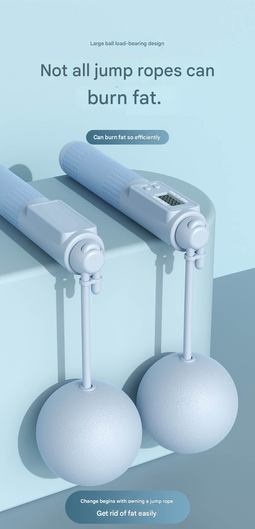 ual-Purpose Jump Rope with Intelligent Counting - Cordless Weighted Steel Wire Rope for Home Use & Sports Training