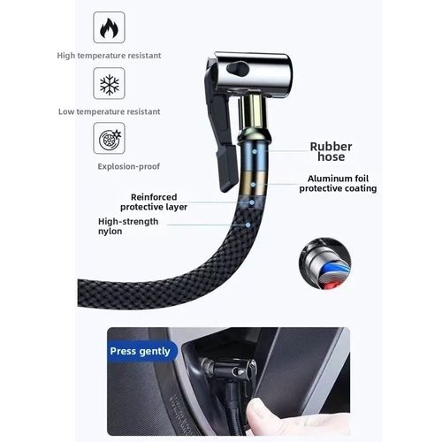 Portable Fast Inflation Electric Car Tyre Inflator Air Compressor for Car & Motorcycle – Cigarette Lighter Powered