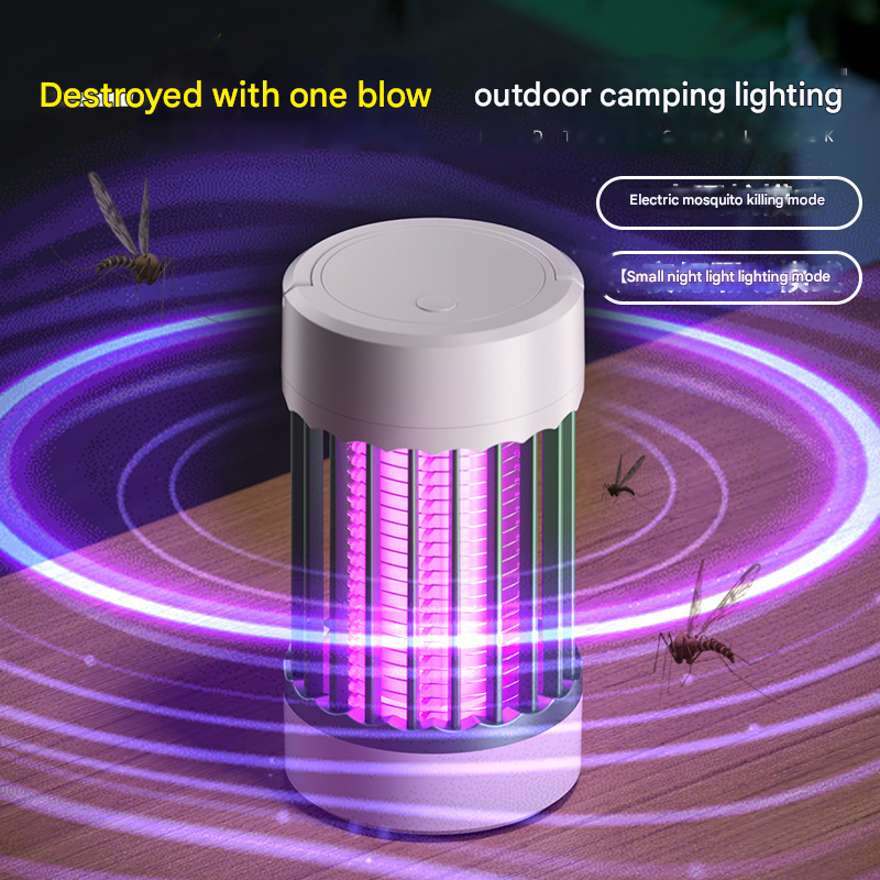 Powerful Rechargeable Mosquito Killer Lamp – No Spray, No Smell, No Noise Portable Bug Zapper Light for Indoor & Outdoor