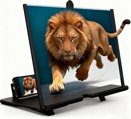 Mobile Phone Screen Magnifier – Enlarge Screen for Movies, Videos & Gaming, Compatible with All Phones