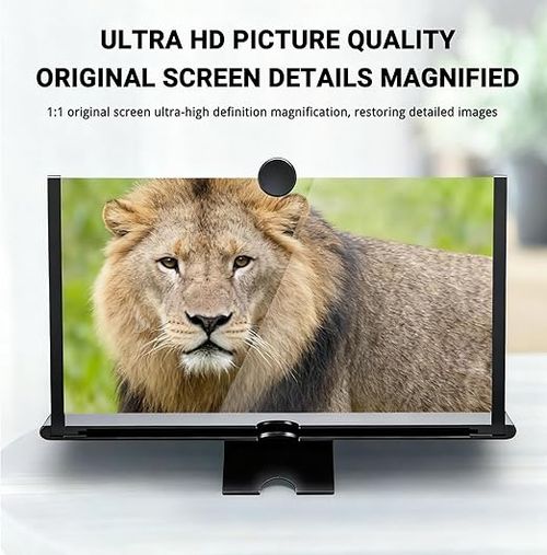 Mobile Phone Screen Magnifier – Enlarge Screen for Movies, Videos & Gaming, Compatible with All Phones