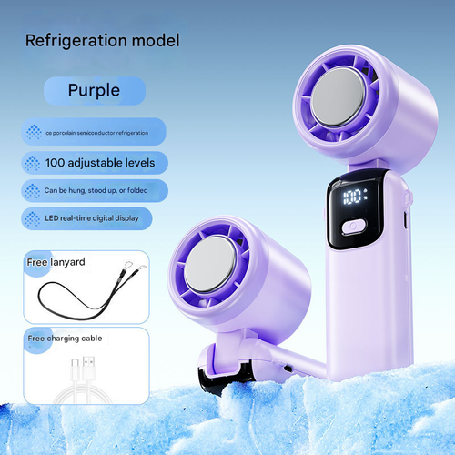 COD!!! 2026 Portable Turbo Fan with Digital Display,  – Handheld, Desktop, Turbo Wind & Compact Rechargeable Design, Refrigeration, Pedestal or Desktop for Home Office