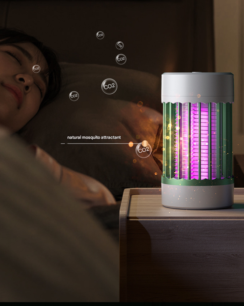 Powerful Rechargeable Mosquito Killer Lamp – No Spray, No Smell, No Noise Portable Bug Zapper Light for Indoor & Outdoor