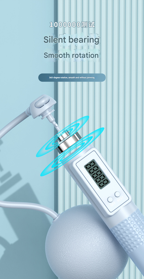 ual-Purpose Jump Rope with Intelligent Counting - Cordless Weighted Steel Wire Rope for Home Use & Sports Training