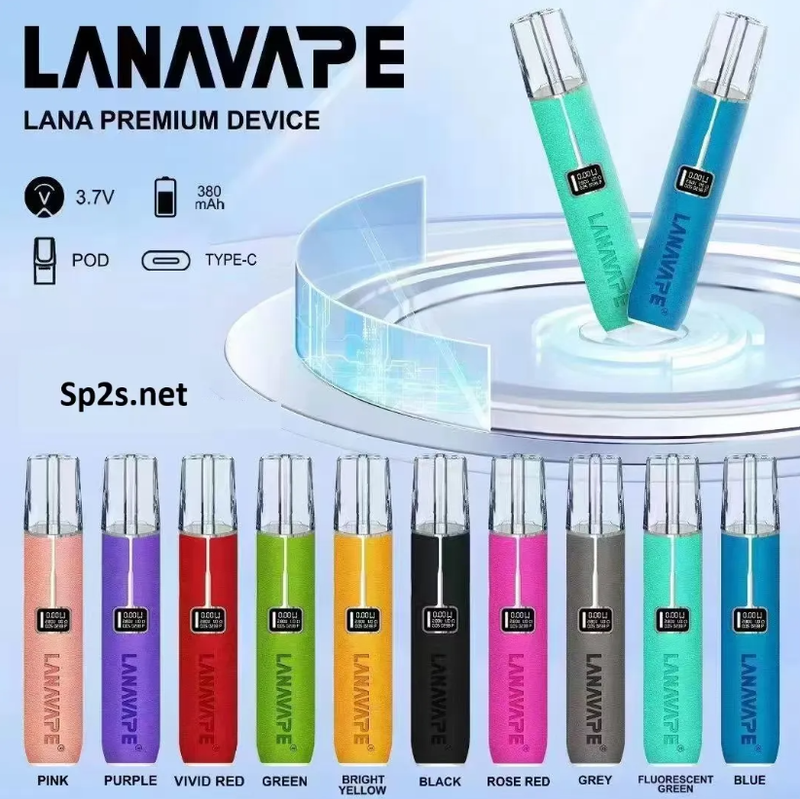 LANA 高端皮革质感主機搭配霧化桿，适配通用一代煙彈，品质卓越，防刮耐磨，确保正品！