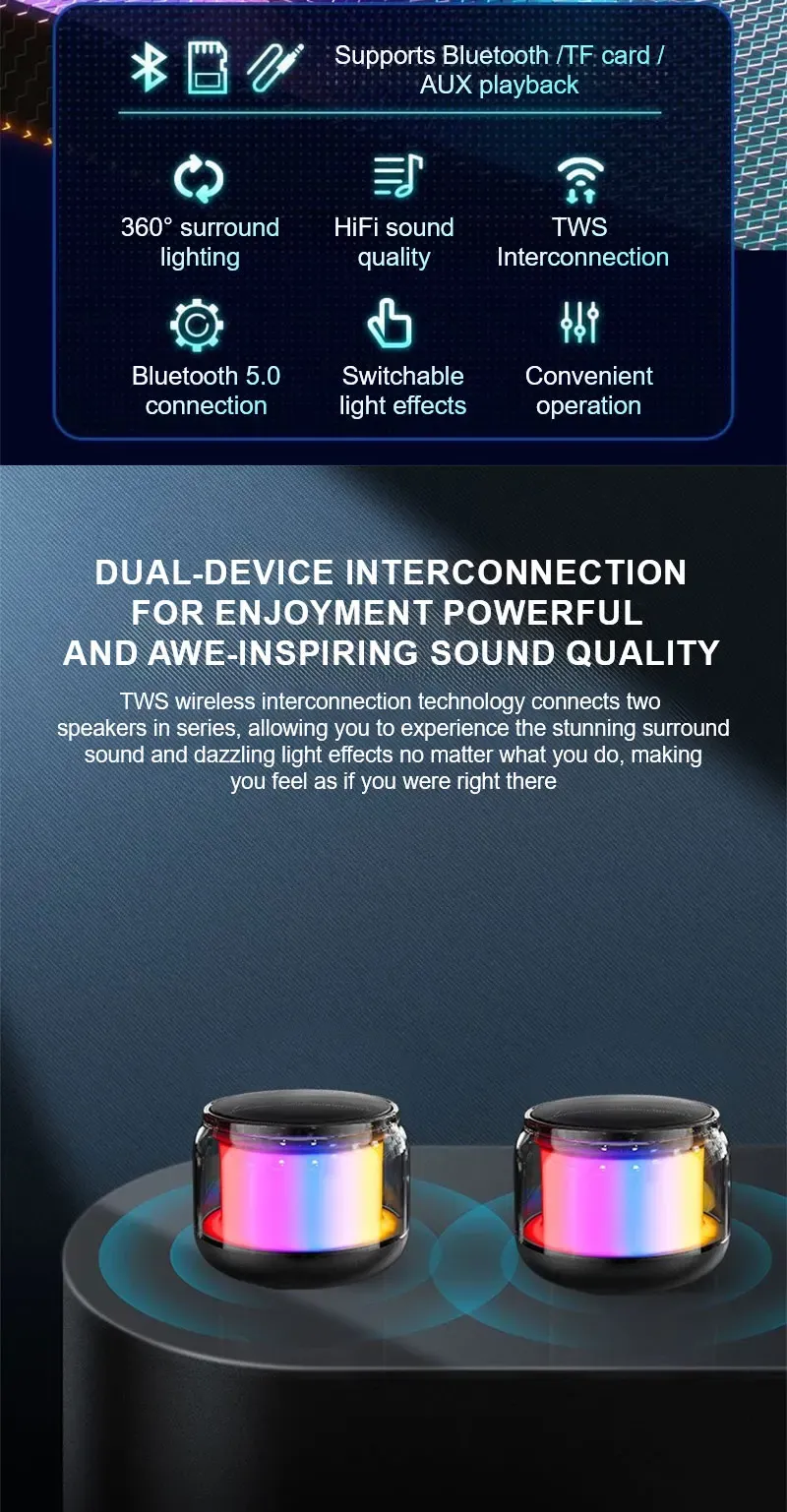 RGB Bluetooth Speaker