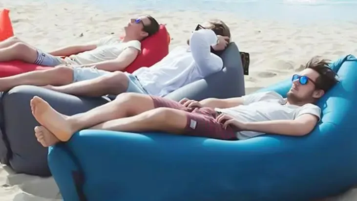 Outdoor Waterproof Camping Accessories air Lounger Sofa Cheap Bed Inflatable Sofa