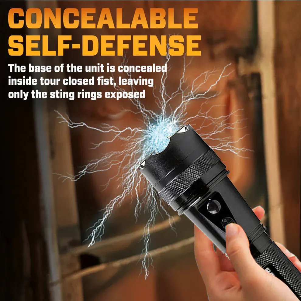 🔥 2025 Survival Sale 75% OFF 🚨 GOOTATIC™ GlowStrike V95 Stun Torch – Light the Way, Strike When Needed