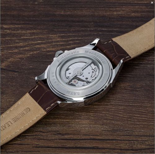 Leather strap MIYOTA movement custom mechanical luxury watch