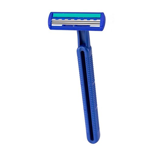 PearlMax Double Edge Safety Handle Disposable Razor Men Disposable Shavers with Lubricating Strip for Travel