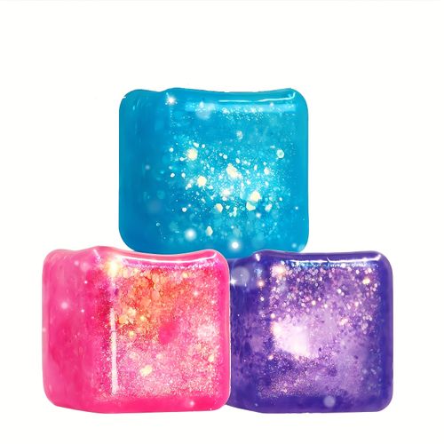 5pcs ice cube shaped squeeze toy