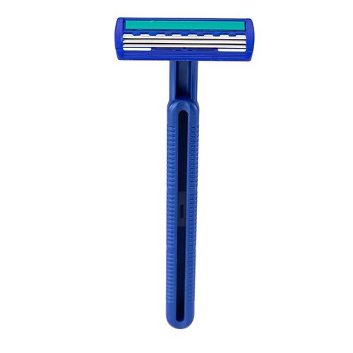 PearlMax Double Edge Safety Handle Disposable Razor Men Disposable Shavers with Lubricating Strip for Travel