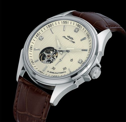 Leather strap MIYOTA movement custom mechanical luxury watch