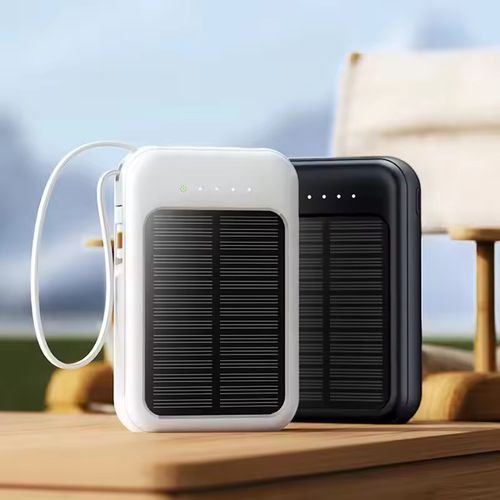 Mini Power Bank 20000 mAh Banc Outdoor Camping Portable Charger Solar Power Bank Portable