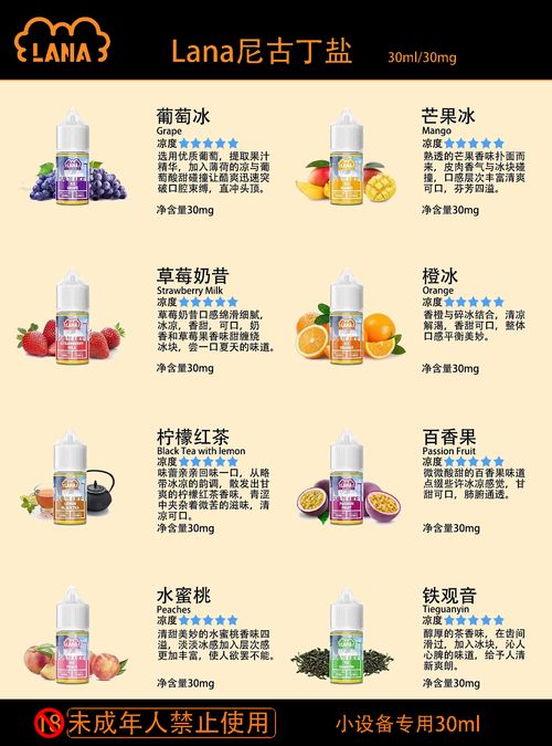 LANA 拉娜正品涼感丁鹽煙油 30ml 35mg｜小煙專用冰涼口味｜台灣現貨