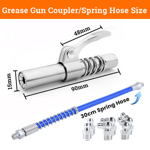 High Pressure Quick Release Grease Coupler