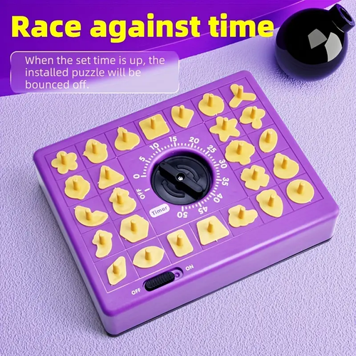 Timing Puzzle Toy, Winning Fingers Shape Toy Puzzle Game, Pop Up Board Game With Shape Puzzles, Two Players Concentration Games Puzzle Board Matching Game, Educational Toys Halloween Christmas Gift