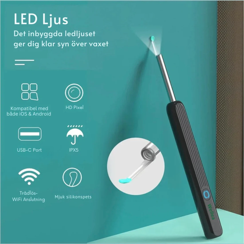 Smart Ear Cleaner with Built-in HD Camera, Bluetooth & WiFi