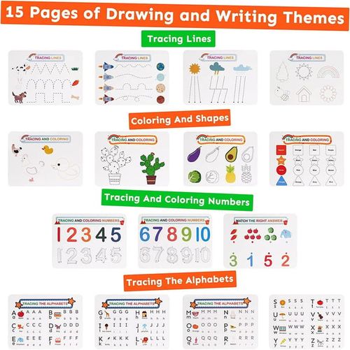 My Preschool Busy Book(12 Different Themes Pages)📚Best Christmas Gift for kids🎁
