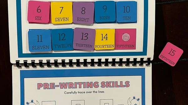 My Preschool Busy Book(12 Different Themes Pages)📚Best Christmas Gift for kids🎁